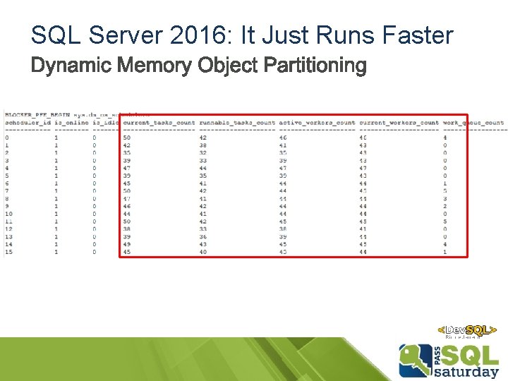 SQL Server 2016: It Just Runs Faster SQL Server 2016: It Just Runs Faster
