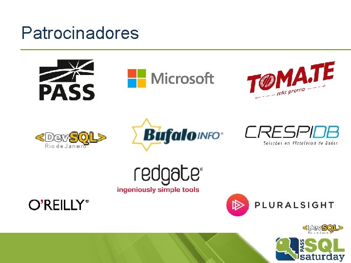 Patrocinadores Patrocinadores