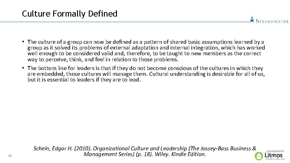 Culture Formally Defined • The culture of a group can now be defined as