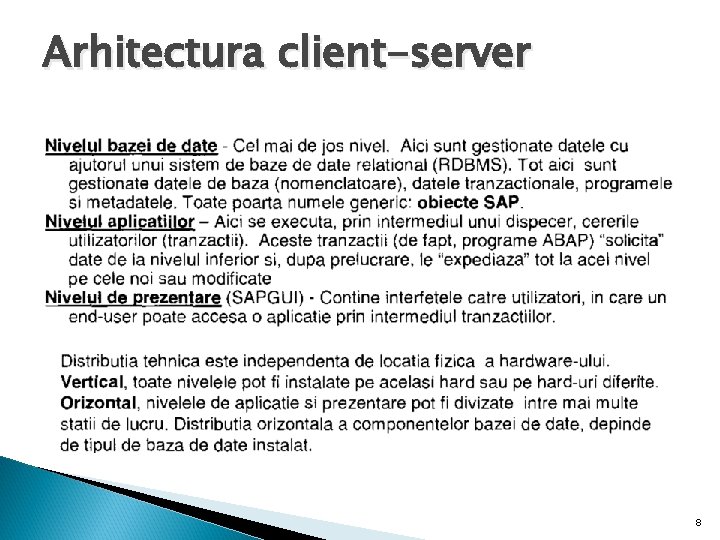 Arhitectura client-server 8 