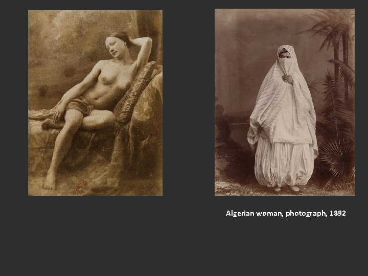 Algerian woman, photograph, 1892 