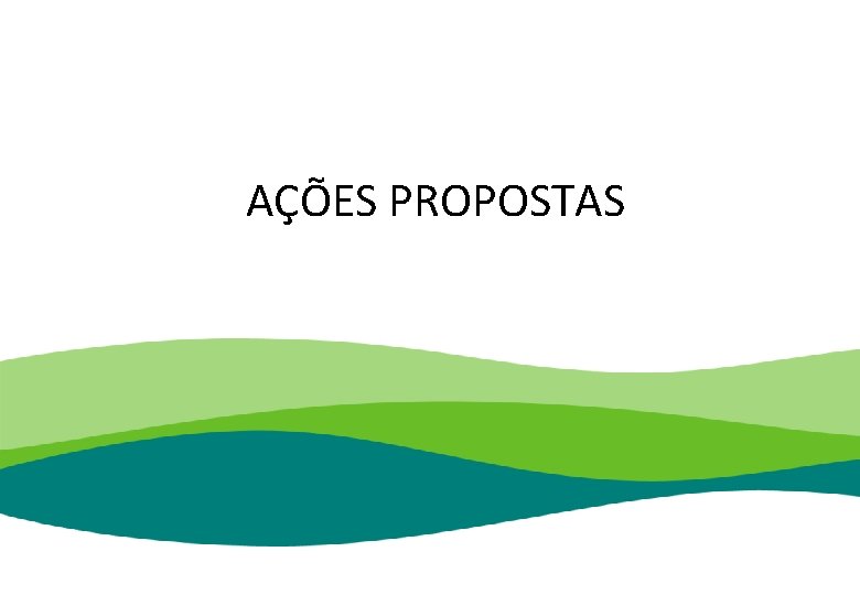  AÇÕES PROPOSTAS 