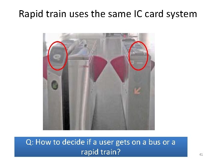 Rapid train uses the same IC card system Q: How to decide if a