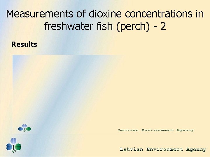 Measurements of dioxine concentrations in freshwater fish (perch) - 2 Results 