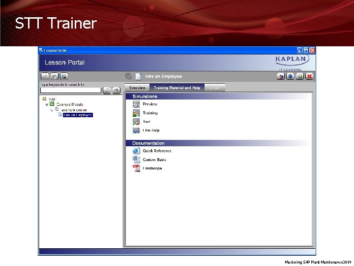STT Trainer Mastering SAP Plant Maintenance 2009 