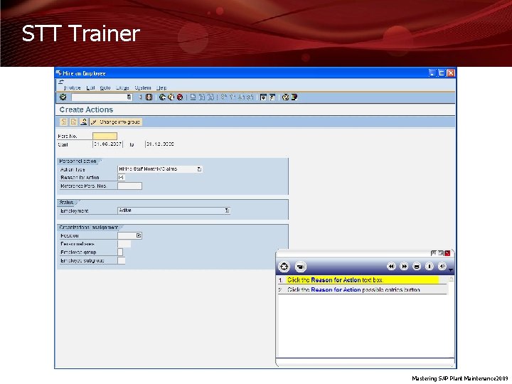 STT Trainer Mastering SAP Plant Maintenance 2009 