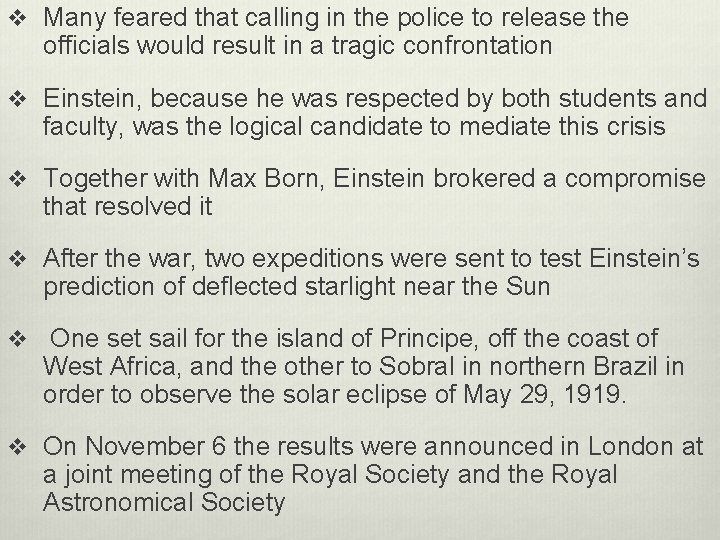 v Many feared that calling in the police to release the officials would result
