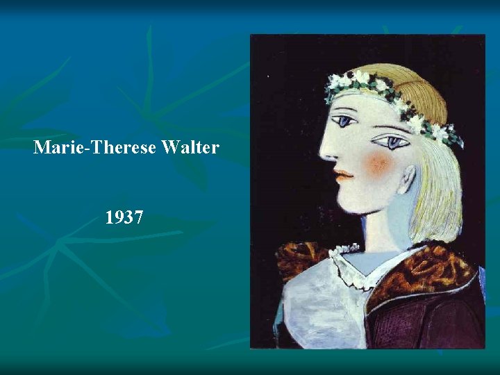 Marie-Therese Walter 1937 