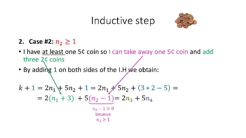 Inductive step • 