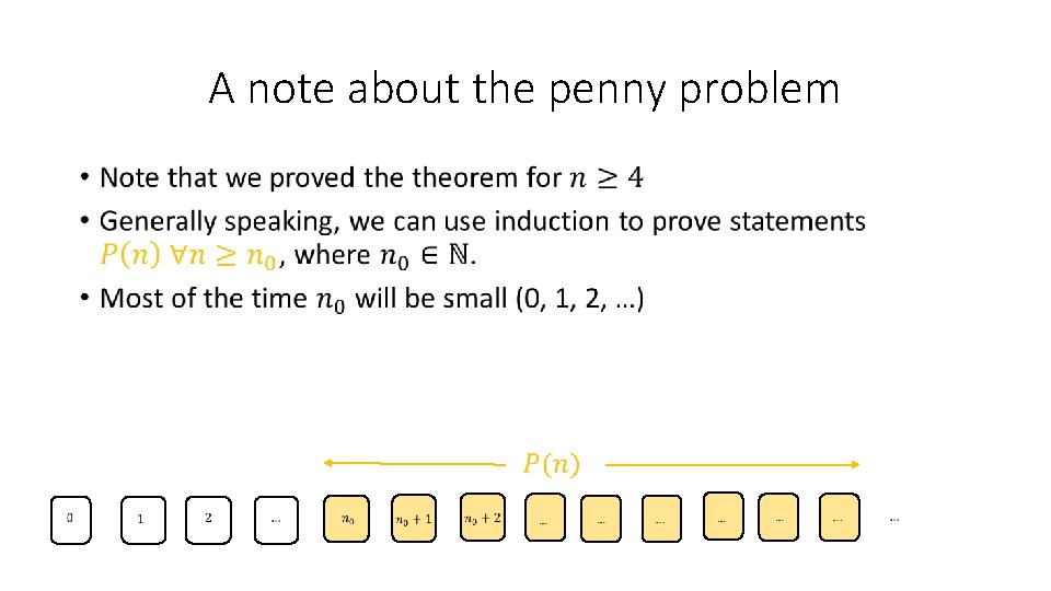 A note about the penny problem • 