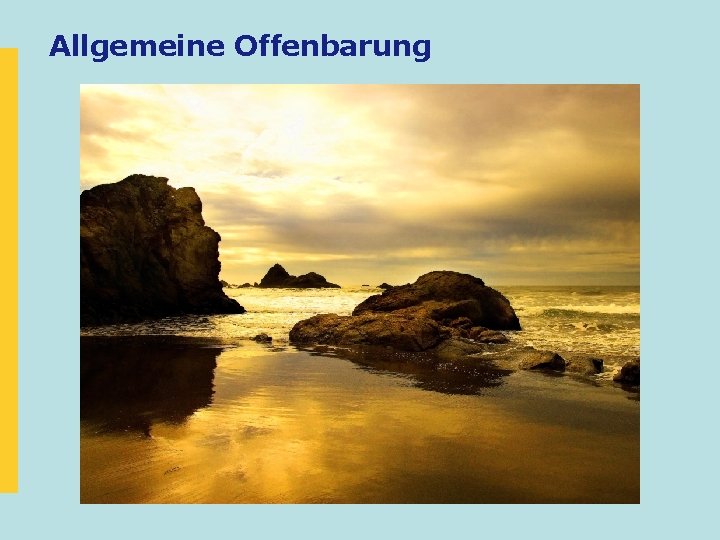 Allgemeine Offenbarung 