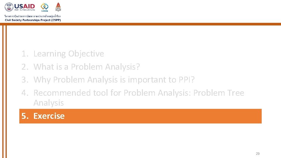 1. 2. 3. 4. Learning Objective What is a Problem Analysis? Why Problem Analysis 1. 2. 3. 4. Learning Objective What is a Problem Analysis? Why Problem Analysis