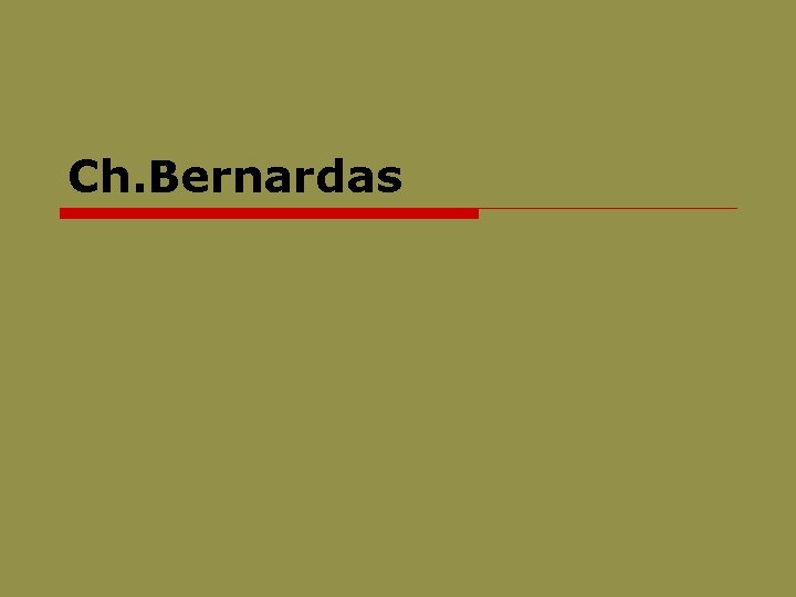 Ch. Bernardas 