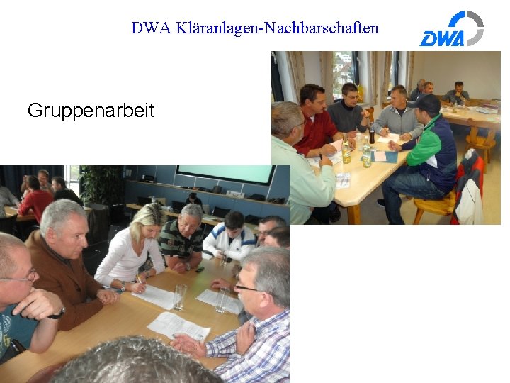 DWA Kläranlagen-Nachbarschaften Gruppenarbeit 