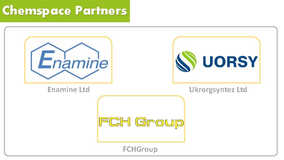 Chemspace Partners Ukrorgsyntez Ltd Enamine Ltd FCHGroup 