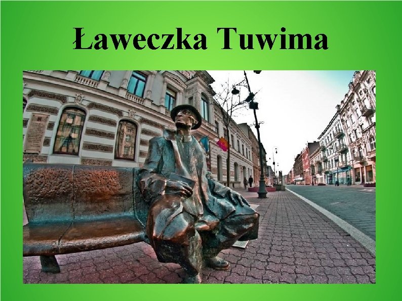 Ławeczka Tuwima 