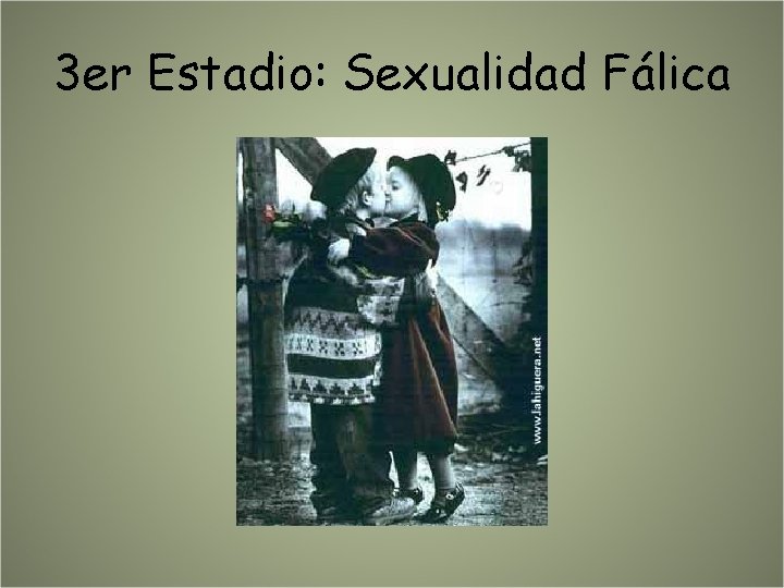 3 er Estadio: Sexualidad Fálica 