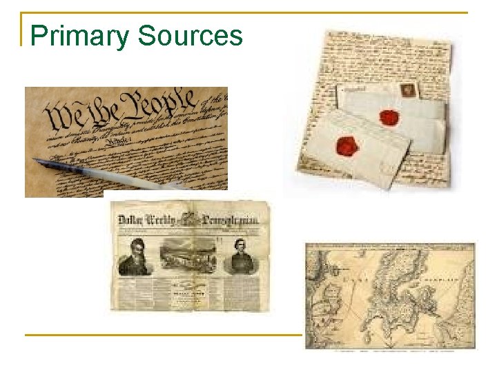 Primary Sources 