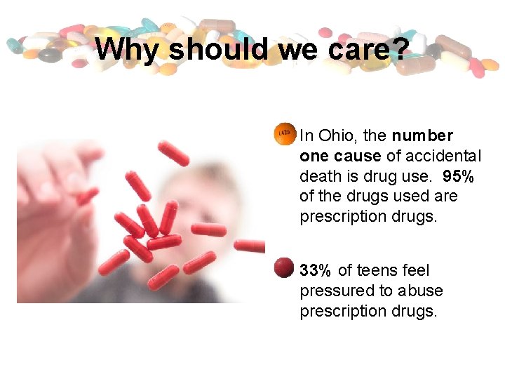 Why should we care? In Ohio, the number one cause of accidental death is