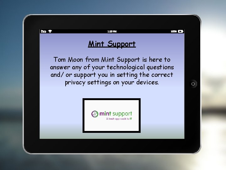 Mint Support Tom Moon from Mint Support is here to answer any of your