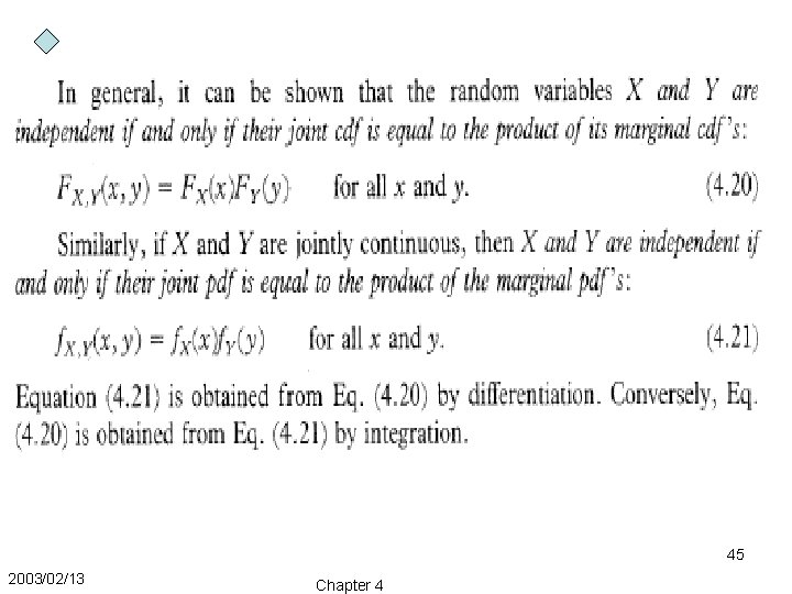 45 2003/02/13 Chapter 4 
