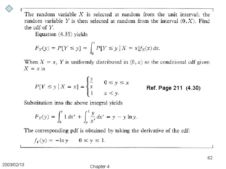 Ref. Page 211 (4. 30) 62 2003/02/13 Chapter 4 