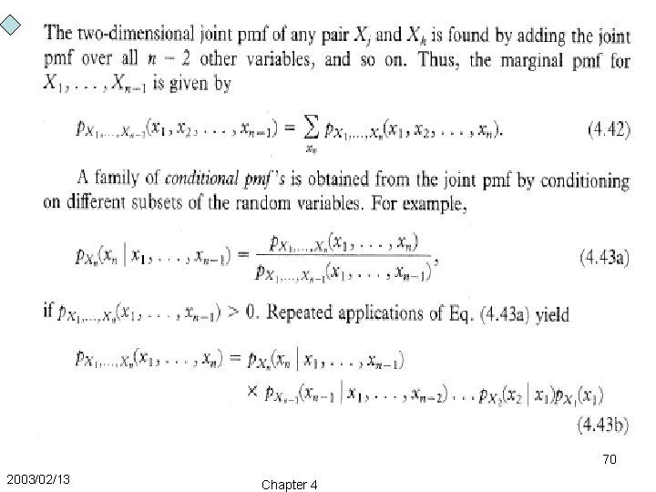 70 2003/02/13 Chapter 4 