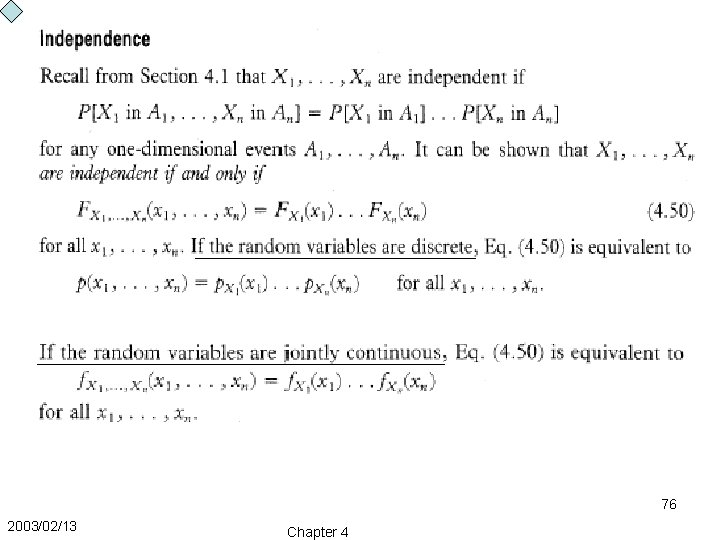 76 2003/02/13 Chapter 4 