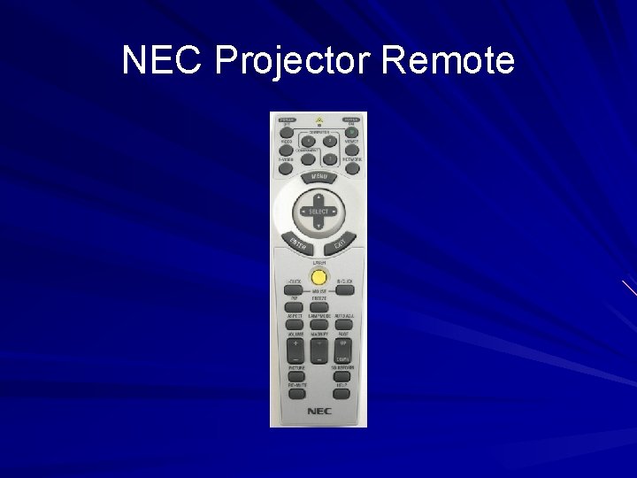 NEC Projector Remote 