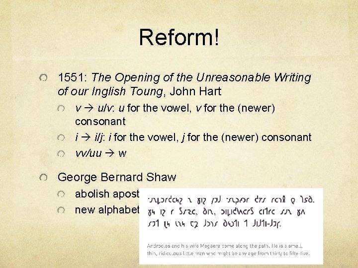 Reform! 1551: The Opening of the Unreasonable Writing of our Inglish Toung, John Hart
