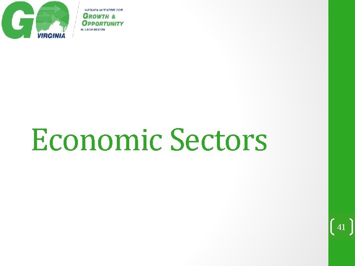 Economic Sectors 41 