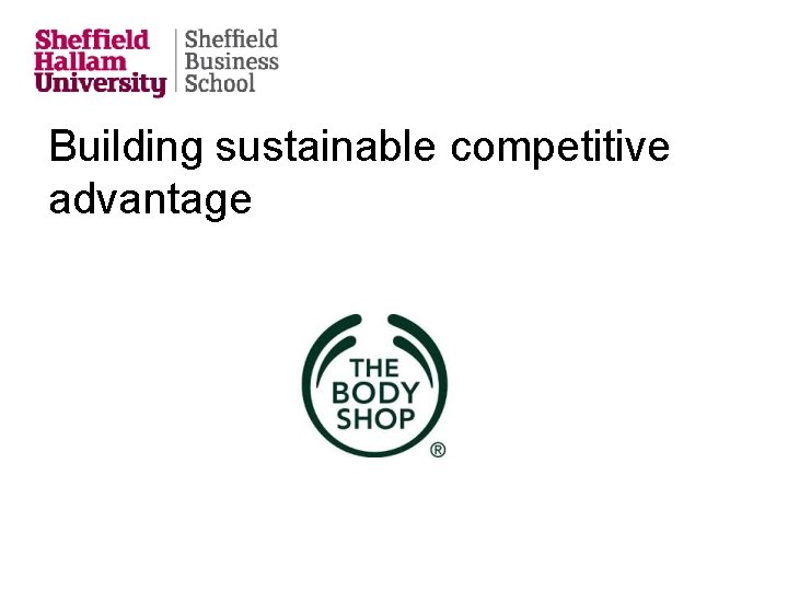 Building sustainable competitive advantage 