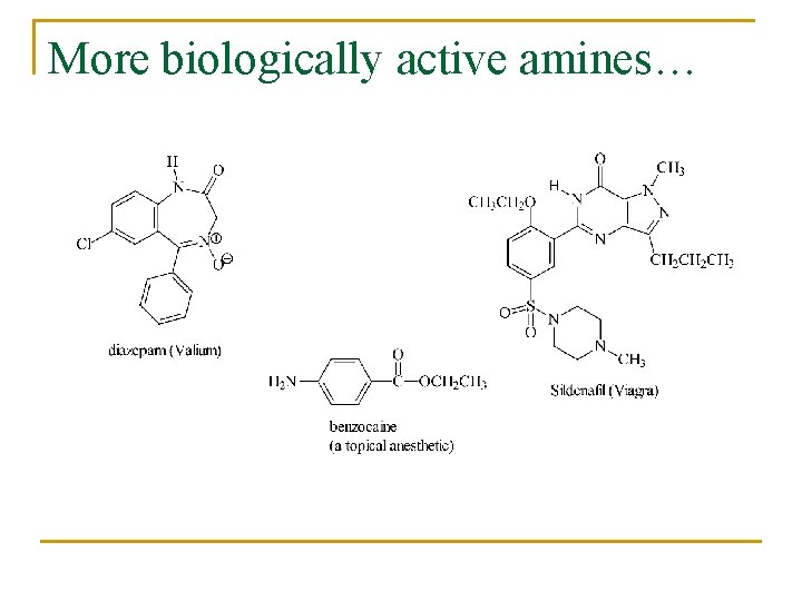 More biologically active amines… 