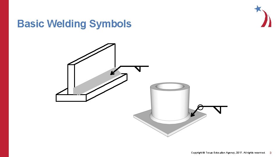 Basic Welding Symbols Copyright © Texas Education Agency, 2017. All rights reserved. 3 