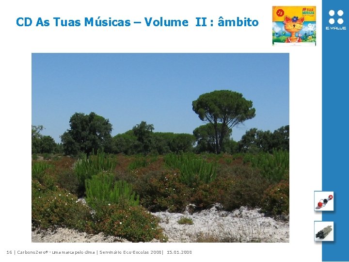 CD As Tuas Músicas – Volume II : âmbito 16 | Carbono. Zero® -