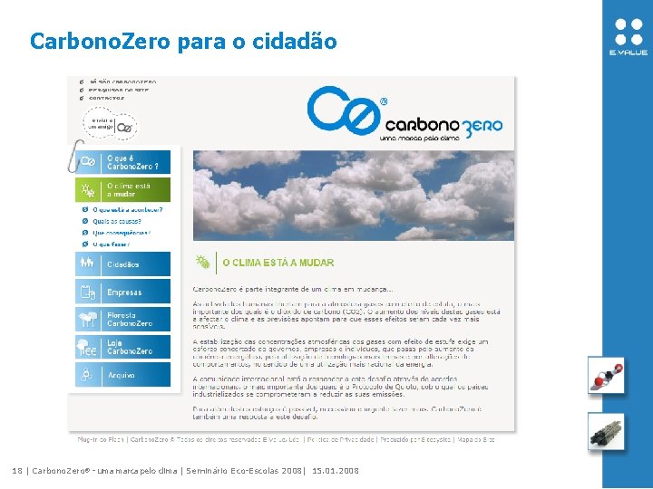 Carbono. Zero para o cidadão 18 | Carbono. Zero® - uma marca pelo clima