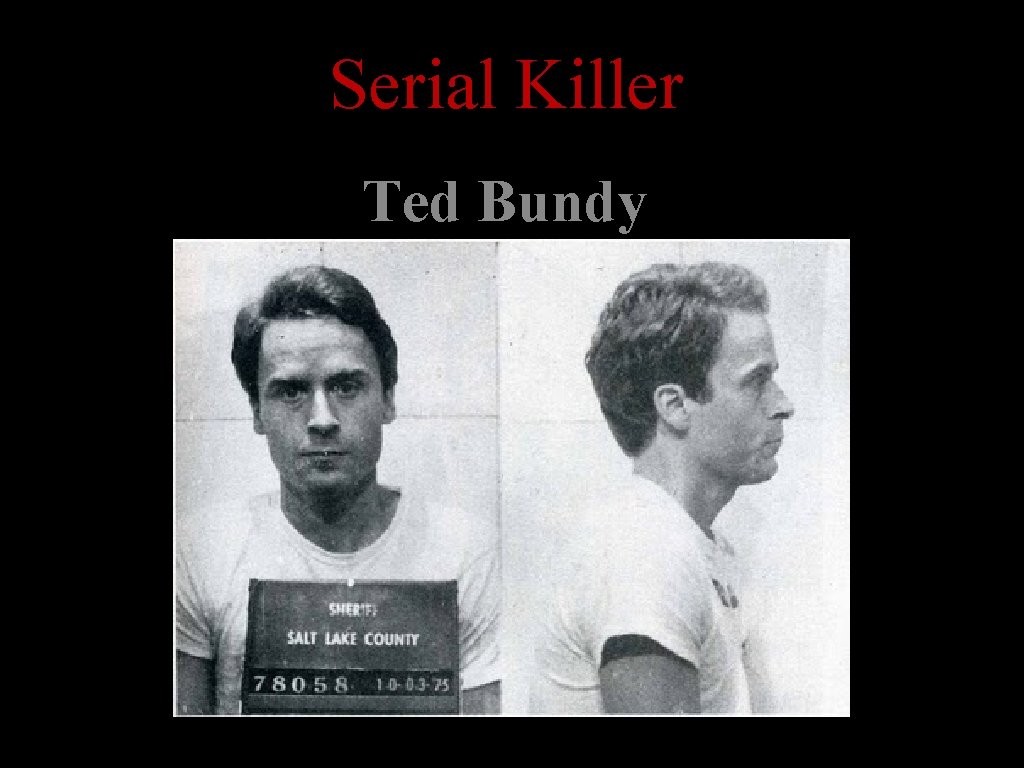 Serial Killer Ted Bundy 