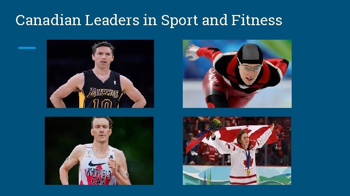 Canadian Leaders in Sport and Fitness 