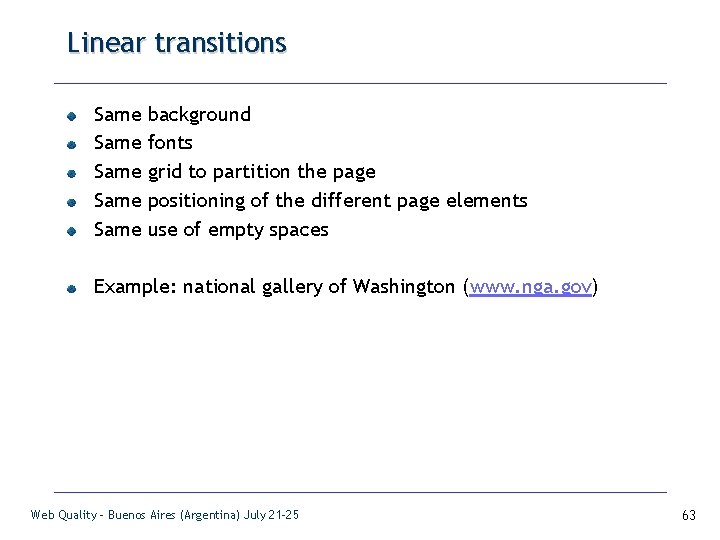 Linear transitions Same Same background fonts grid to partition the page positioning of the