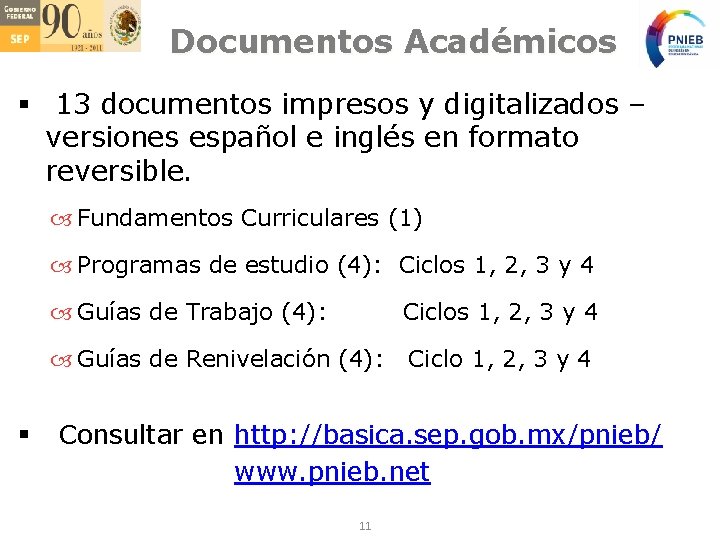 Documentos Académicos § 13 documentos impresos y digitalizados – versiones español e inglés en