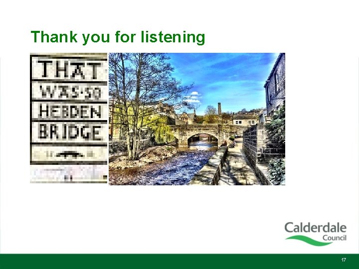 Thank you for listening 17 