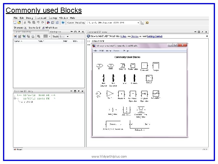 Commonly used Blocks www. Vidyarthiplus. com Commonly used Blocks www. Vidyarthiplus. com
