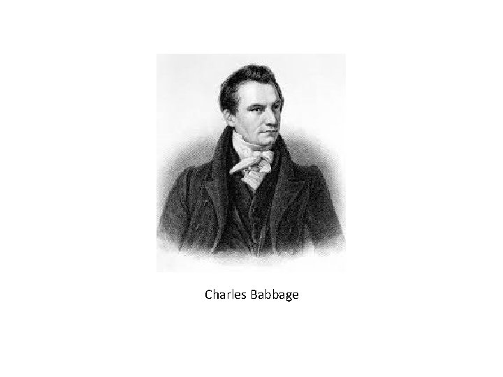 Charles Babbage 