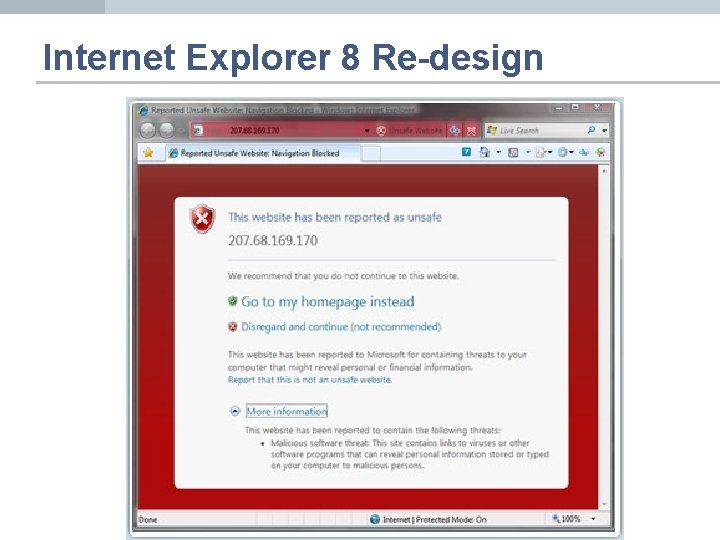 Internet Explorer 8 Re-design 