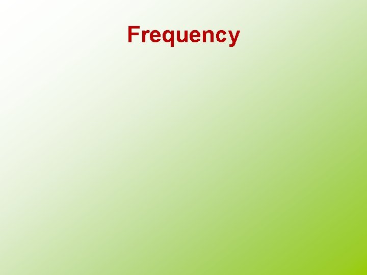 Frequency 