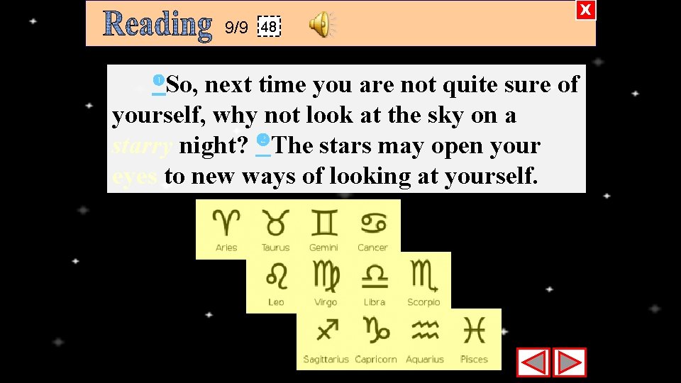 9/9 48 So, next time you are not quite sure of yourself, why not