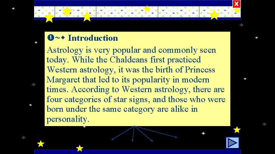 X ~ Introduction Astrology is very popular and commonly seen today. While the Chaldeans