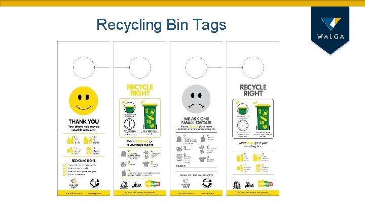 Recycling Bin Tags 
