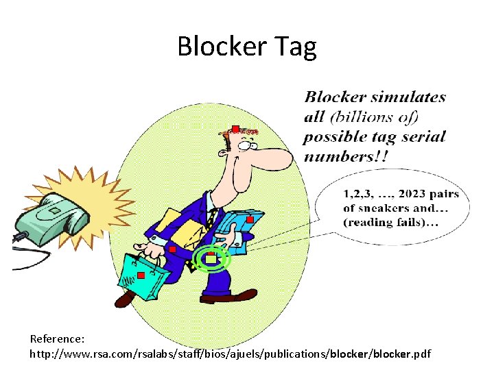 Blocker Tag Reference: http: //www. rsa. com/rsalabs/staff/bios/ajuels/publications/blocker. pdf 