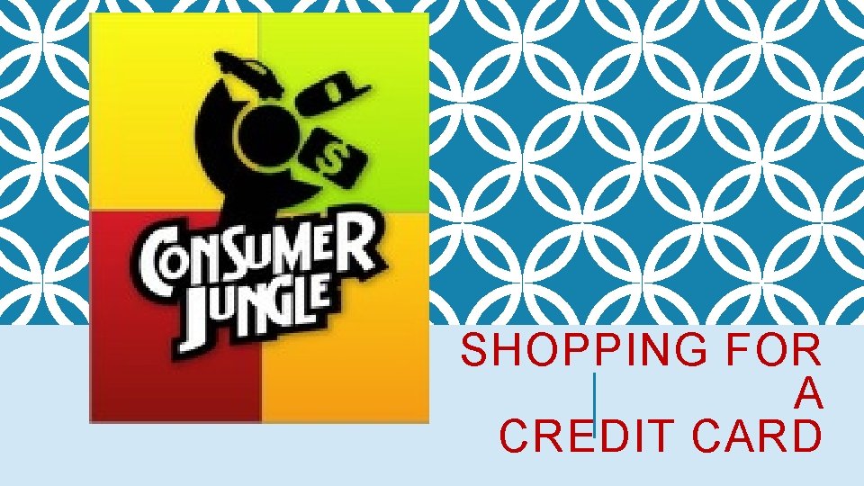 SHOPPING FOR A CREDIT CARD 